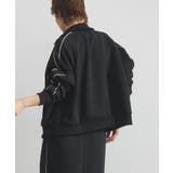 トラックジャケット レディース ダンボールニット | LAPULE  | 詳細画像14 