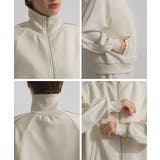 トラックジャケット レディース ダンボールニット | LAPULE  | 詳細画像22 