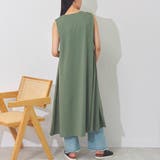 ロングワンピース ノースリーブ レディース | LAPULE | 詳細画像17