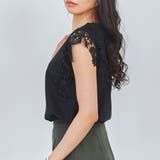 袖レース Tシャツ フレンチスリーブ | relaclo | 詳細画像16