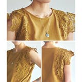 袖レース Tシャツ フレンチスリーブ | relaclo | 詳細画像18