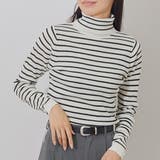 リブニット タートルネック レディース | LAPULE | 詳細画像9