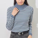 リブニット ハイネック レディース | LAPULE | 詳細画像4