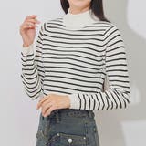 リブニット ハイネック レディース | LAPULE | 詳細画像8