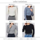 リブニット クルーネック レディース | LAPULE | 詳細画像19