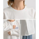 ロゴTシャツ 長袖 レディース | LAPULE | 詳細画像17