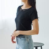 Tシャツ レディース 半袖 | LAPULE  | 詳細画像14 