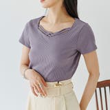 Tシャツ レディース 半袖 | LAPULE  | 詳細画像8 