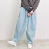 デニムパンツ レディース バルーン | LAPULE  | 詳細画像9 