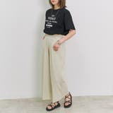 プリーツパンツ レディース ワイドパンツ | relaclo | 詳細画像3