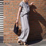 セットアップカジュアル半袖ファッションゆる着ゆったり体型カバー麻ワイドパンツスト… | LAPULE  | 詳細画像2 