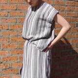 セットアップカジュアル半袖ファッションゆる着ゆったり体型カバー麻ワイドパンツスト… | LAPULE  | 詳細画像17 