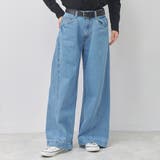 ワイドパンツ レディース デニム | LAPULE  | 詳細画像7 