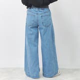 ワイドパンツ レディース デニム | LAPULE  | 詳細画像9 