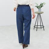 ワイドパンツゆったりオフィスカジュアルベイカーパンツボトム綿麻春夏シンプルM大き… | LAPULE | 詳細画像8