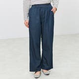 ワイドパンツゆったりオフィスカジュアルベイカーパンツボトム綿麻春夏シンプルM大き… | LAPULE | 詳細画像11