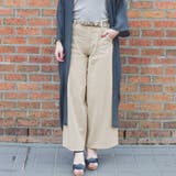 ワイドパンツゆったりオフィスカジュアルベイカーパンツボトム綿麻春夏シンプルM大き… | LAPULE | 詳細画像16