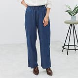 ワイドパンツゆったりオフィスカジュアルベイカーパンツボトム綿麻春夏シンプルM大き… | LAPULE | 詳細画像5