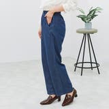 ワイドパンツゆったりオフィスカジュアルベイカーパンツボトム綿麻春夏シンプルM大き… | LAPULE | 詳細画像7