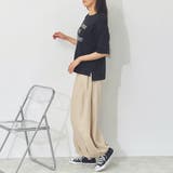 サーカスパンツ レディース 綿麻 | LAPULE  | 詳細画像11 