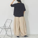 サーカスパンツ レディース 綿麻 | LAPULE  | 詳細画像12 