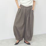 サーカスパンツ レディース 綿麻 | LAPULE  | 詳細画像3 