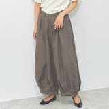 サーカスパンツ レディース 綿麻 | LAPULE  | 詳細画像4 