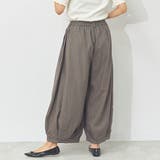 サーカスパンツ レディース 綿麻 | LAPULE  | 詳細画像6 