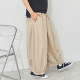 サーカスパンツ レディース 綿麻 | LAPULE  | 詳細画像10 