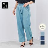 イージーパンツ デニム 春 | LAPULE  | 詳細画像1 