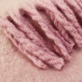 冬マフラーボリュームざっくりバルキーふわふわフリンジミルキーカラーM大きいサイズ… | LAPULE | 詳細画像11