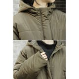 中綿ジャケット冬大きめゆったりアウターフェイクダウンプチプラM大きいサイズ韓国フ… | LAPULE  | 詳細画像15 