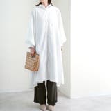 ワンピースシャツワンピースロングワンピース冬春ゆったり大きめ体型カバーボリューム… | LAPULE  | 詳細画像12 