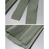 トップスベストニットベストロングベストサイドリボン冬春ゆったり大きいサイズ体型カ… | LAPULE  | 詳細画像19 