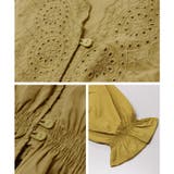 トップスブラウス体型カバーゆったり刺繍レーススカラップVネックカジュアル可愛いプ… | LAPULE | 詳細画像20