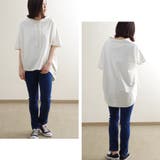 トップス半袖ドルマンボートネック部屋着ルームウェアカジュアルゆったり体型カバープ… | LAPULE | 詳細画像17