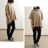 トップス半袖ドルマンボートネック部屋着ルームウェアカジュアルゆったり体型カバープ… | LAPULE | 詳細画像4