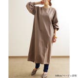 ワンピーススウェットワンピースロングワンピース冬ゆったり大きめ体型カバーカジュア… | LAPULE | 詳細画像15