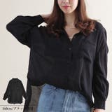 シャツブラウス長袖シアーシャツゆったり大きいサイズ体型カバー透け素材きれいめ韓国… | LAPULE  | 詳細画像15 