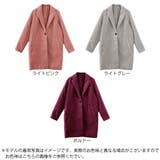 チェスターコート冬フェイクウールプチプラミディアム丈M大きいサイズ韓国ファッショ… | LAPULE | 詳細画像3