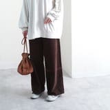 ワイドパンツコーデュロイベイカーパンツ40代M大きいサイズ韓国ファッションワンピ… | LAPULE  | 詳細画像6 