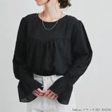 トップスブラウスフレアスリーブ長袖春冬ボリュームスリーブベルスリーブきれいめ大人… | LAPULE  | 詳細画像8 