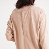 トップス長袖ロンT 冬春ゆったり体型カバーバックヘンリーバックデザインサイドスリ… | LAPULE  | 詳細画像6 