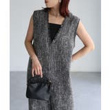 深Vネックツイードサロペット | Riberry | 詳細画像13 