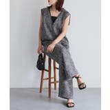 深Vネックツイードサロペット | Riberry | 詳細画像5 