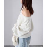 裏毛オフショルダースウェットトップス | Riberry | 詳細画像23 