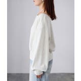 裏毛オフショルダースウェットトップス | Riberry | 詳細画像26 