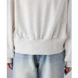 裏毛オフショルダースウェットトップス | Riberry | 詳細画像29 