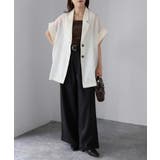 シアー半袖シャツジャケット | Riberry | 詳細画像12 