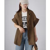 シアー半袖シャツジャケット | Riberry | 詳細画像18 